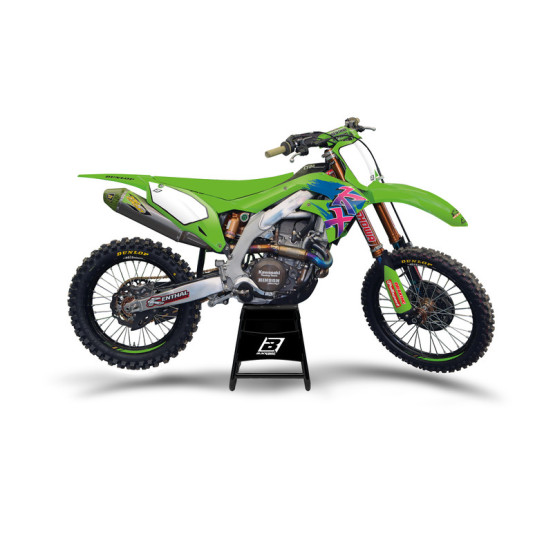 Kit déco BLACKBIRD Retro Kawasaki 125/250 KX