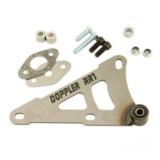 Patte de pot d'échappement DOPPLER RR7 Booster / BW'S / Stunt / Nitro / Aerox / Ovetto / Neo's