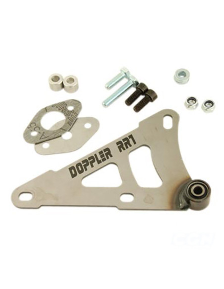 Patte de pot d'échappement DOPPLER RR7 Booster / BW'S / Stunt / Nitro / Aerox / Ovetto / Neo's