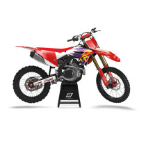 Kit déco avec housse de selle BLACKBIRD Retro Honda CRF
