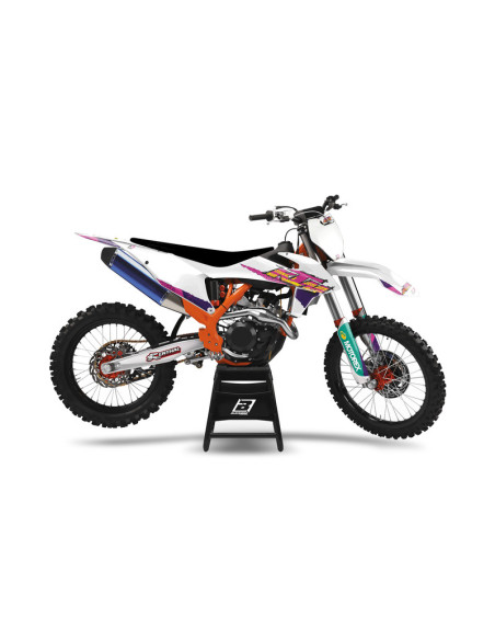 Kit déco avec housse de selle BLACKBIRD Retro KTM SX/SXF 2019