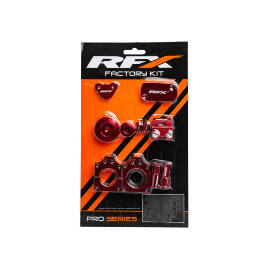 Kit habillage alu RFX Factory Honda 450 CRF-R RX 2021-2026 Rouge