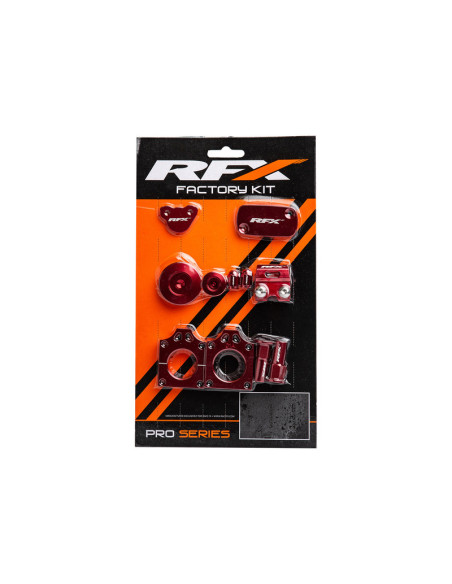 Kit habillage alu RFX Factory Honda 450 CRF-R RX 2021-2026 Rouge