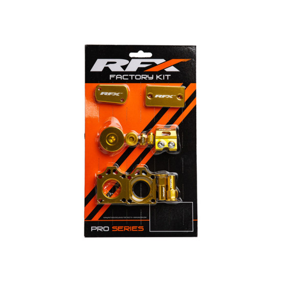 Kit habillage alu RFX Factory Suzuki 250 450 RM-Z 2007-2023 Jaune