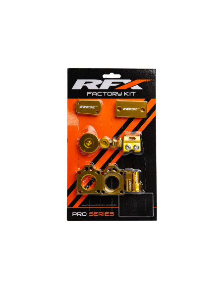 Kit habillage alu RFX Factory Suzuki 250 450 RM-Z 2007-2023 Jaune