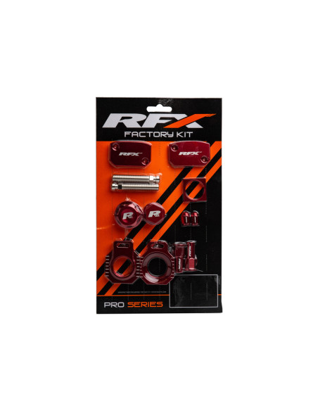 Kit habillage alu RFX Factory KTM Husqvarna Gas Gas 2014-2023 Rouge