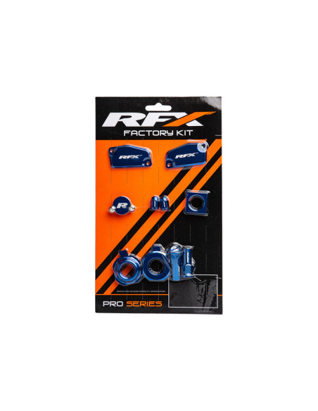 Kit habillage alu RFX Factory KTM 85 SX Husqvarna 85 TC 2015-2020 Bleu
