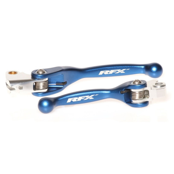Ensemble de leviers retournables RFX Race Bleu Yamaha 250 450 WRF