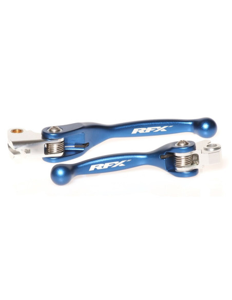 Ensemble de leviers retournables RFX Race Bleu Yamaha 250 450 WRF