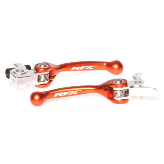 Ensemble de leviers retournables forgés RFX Race Orange KTM freins Brembo - embrayages Brembo