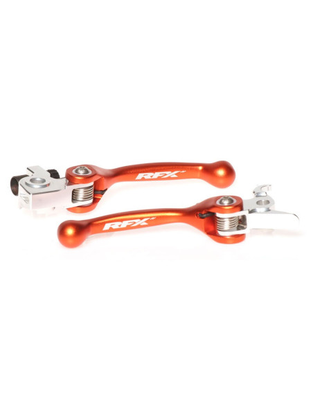 Ensemble de leviers retournables forgés RFX Race Orange KTM freins Brembo - embrayages Brembo