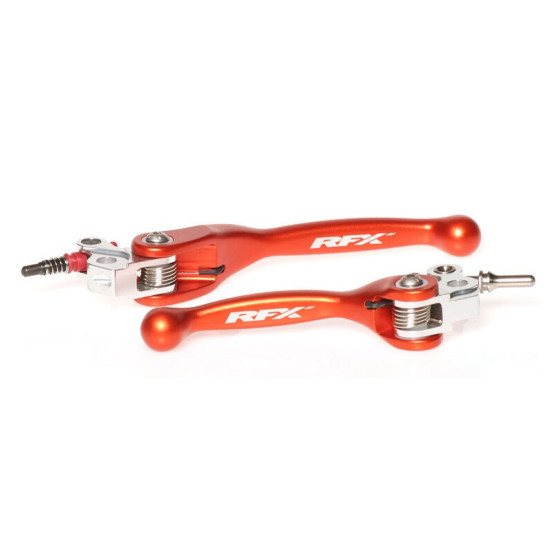 Ensemble de leviers retournables forgés RFX Race Orange KTM SX 65 2012-2013