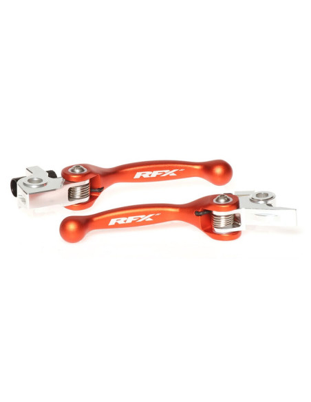 Ensemble de leviers retournables forgés RFX Race KTM Husqvarna Orange