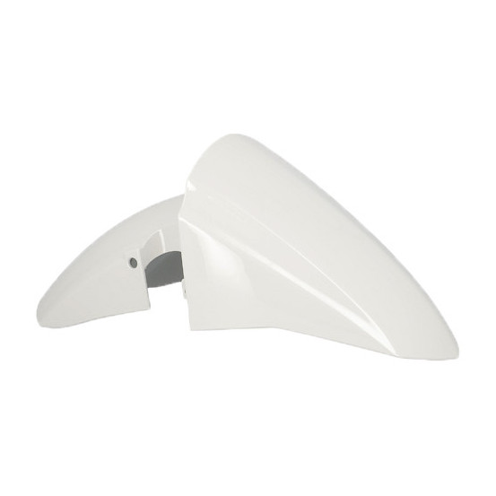 Garde boue avant scooter origine Peugeot 50 Kisbee 2T / 4T Icy White