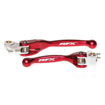 Ensemble de leviers retournables forgés RFX Race KTM Husqvarna Gas Gas Rouge Brembo