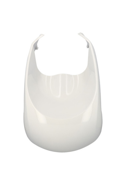 Carénage tablier avant inférieur scooter origine Peugeot Kisbee 2T / 4T Icy White