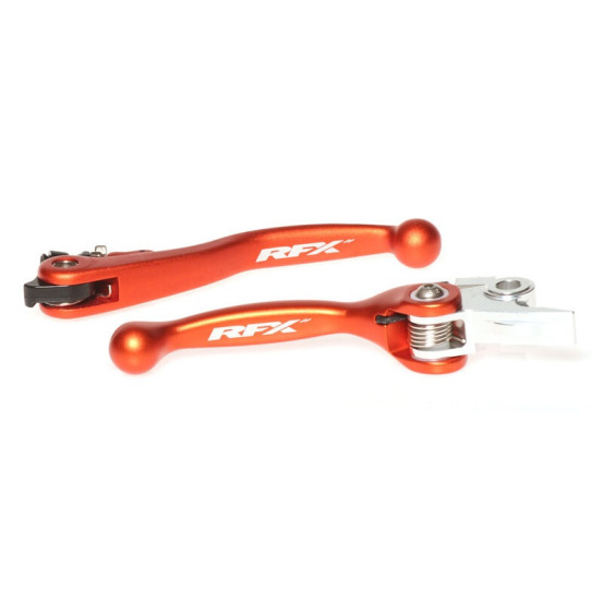 Ensemble de leviers retournables forgés RFX Race KTM Husqvarna Orange