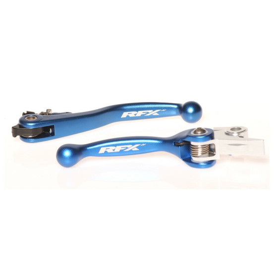 Ensemble de leviers retournables forgés RFX Race Husqvarna TC FC FE TE Bleu