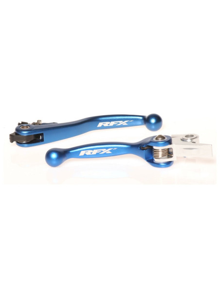 Ensemble de leviers retournables forgés RFX Race Husqvarna TC FC FE TE Bleu