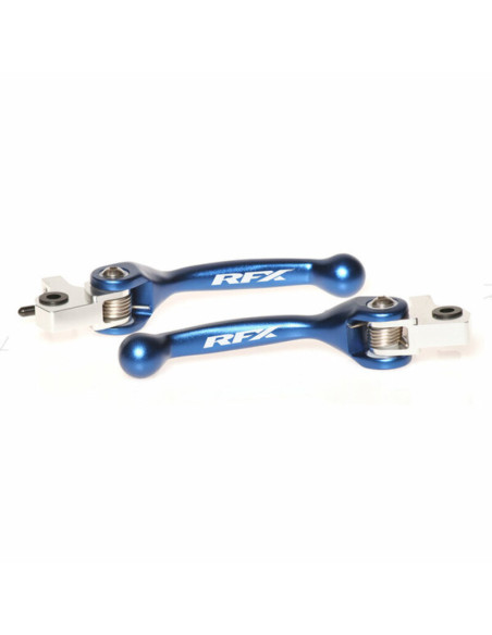 Ensemble de leviers retournables forgés RFX Race Husqvarna TE FE Bleu apres 2018