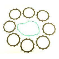 Kit disques embrayage garnis + Joint de couvercle embrayage ATHENA - KTM 540 SXC 1998-2000 2