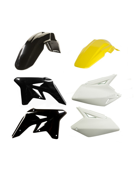 Kit plastiques - Noir - ACERBIS Suzuki 250 RMZ 2007-2009