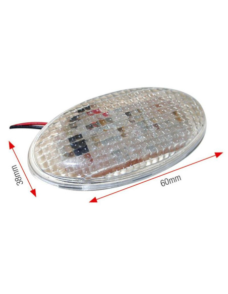 Clignotants Oeil Leds Grand modèle blanc