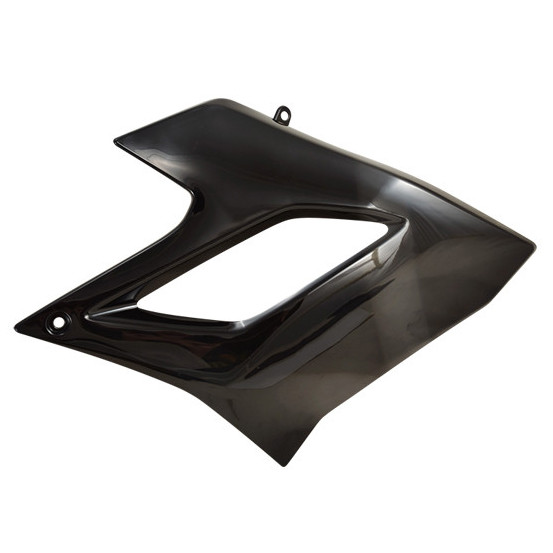 Carénage flanc reservoir 50 à boite Derbi Senda DRD Racing 2006-2011 Noir Droit
