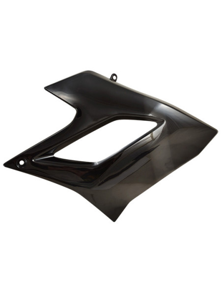 Carénage flanc reservoir 50 à boite Derbi Senda DRD Racing 2006-2011 Noir Droit