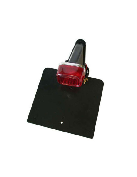 Feu arrière avec plaque en caoutchouc souple 170x175 mm