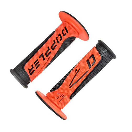 Poignées DOPPLER Grip Radical Noir / Rouge