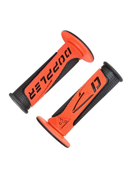 Poignées DOPPLER Grip Radical Noir / Rouge