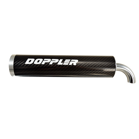 Silencieux d'échappement DOPPLER S3R Carbone montage universel (D.60mm)
