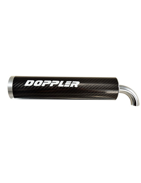 Silencieux d'échappement DOPPLER S3R Carbone montage universel (D.60mm)