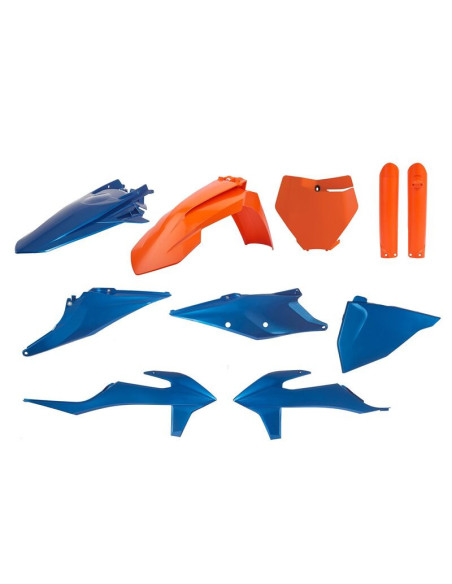 Kit plastique - Orange Bleu - POLISPORT Metal Flow - KTM SX SX-F 2019-2022