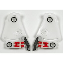 Platine pour casque Arai type LRS - Blanc