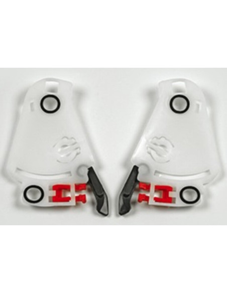 Platine pour casque Arai type LRS - Blanc