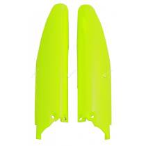 Protections de fourche - Jaune Fluo - RACETECH Suzuki 250/450 RMZ 2007-2017