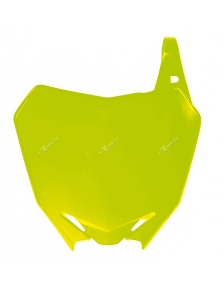 Plaque avant - Jaune Fluo - RACETECH SUZUKI 250 RM-Z 2010-2017 450 RM-Z 2008-2017