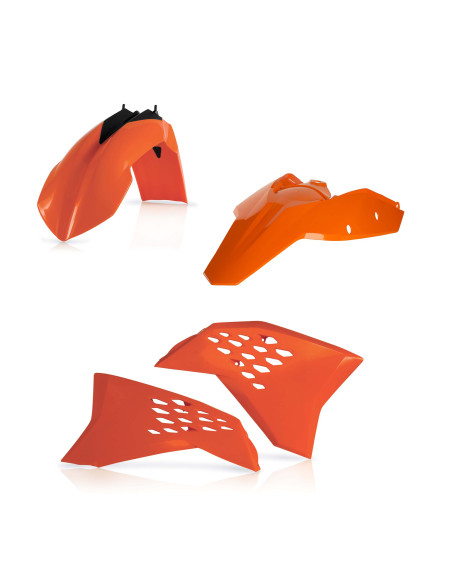 Kit plastiques - Orange - ACERBIS KTM 125/200/250/300 EXC 2008-2011 250/400/450/500 EXCF 2008-20011