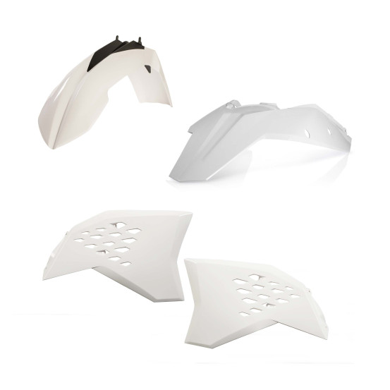 Kit plastiques - Blanc - ACERBIS KTM 125/200/250/300 EXC 2008-2011 250/400/450/500 EXCF 2008-20011