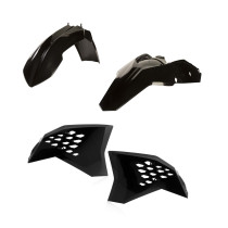 Kit plastiques - Noir - ACERBIS KTM 125/200/250/300 EXC 2008-2011 250/400/450/500 EXCF 2008-20011