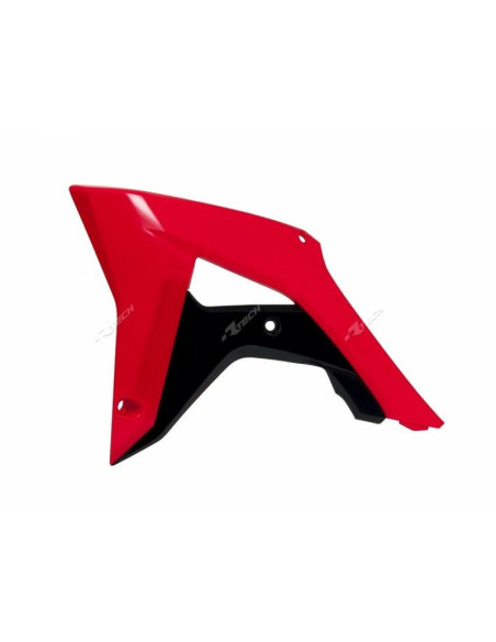 Ouies de radiateur - Noir Rouge - RACETECH Honda 450 CRF R 2017-2018