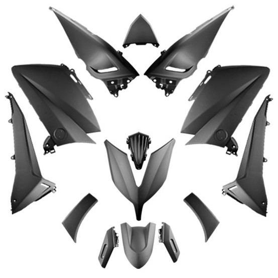 Kit carénages maxiscooter Yamaha 530 TMax 2015-2016 Noir mat