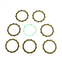Kit disques embrayage garnis + Joint de couvercle embrayage ATHENA - HUSQVARNA 250 CR/WR 1995-1998 360 CR/WR 1995-1998 2