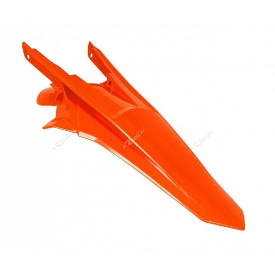 Garde Boue Arrière - Orange Fluo - RACETECH KTM 250/300/350/450/500 EXC/EXCF 2017-2018