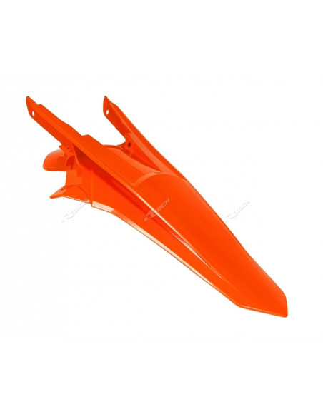 Garde Boue Arrière - Orange Fluo - RACETECH KTM 250/300/350/450/500 EXC/EXCF 2017-2018
