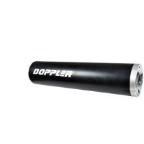 Silencieux d'échappement DOPPLER ER1 Noir montage universel D.70mm