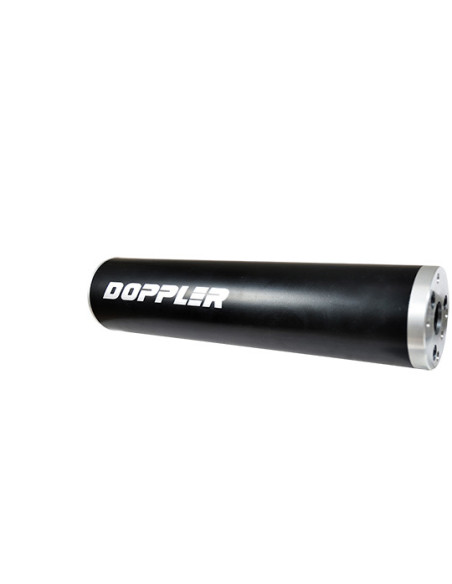 Silencieux d'échappement DOPPLER ER1 Noir montage universel D.70mm