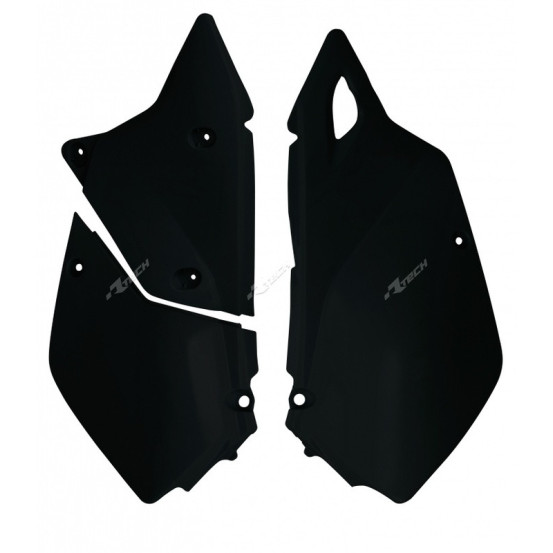 Plaques latérales - Noir - RACETECH SUZUKI 400 DR-Z 2000-2016